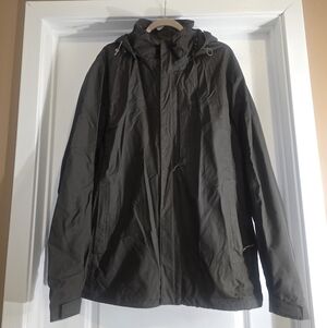 Quechua Men's Dark Gray Raincoat